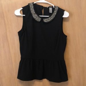 H&M peplum tank top